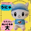 画像1: かすみがうら市公式キャラクター「かすみがうにゃ」ぬいぐるみ (1)